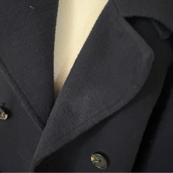 SCOTCH & SODA Men's Navy Cotton Peacoat True Blue Size Large - Picture 2 of 6